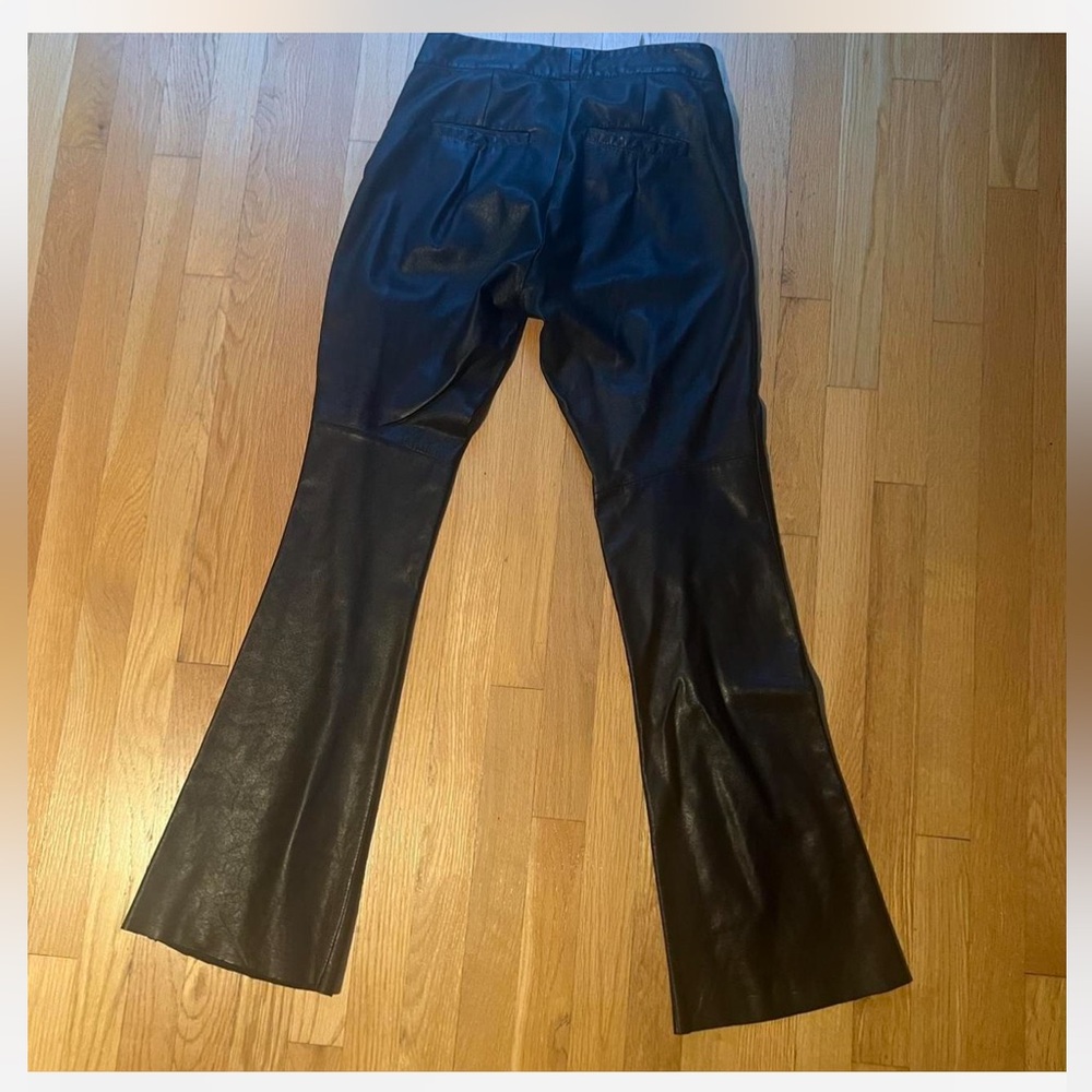 Zara Black Leather Pants - Picture 4 of 7
